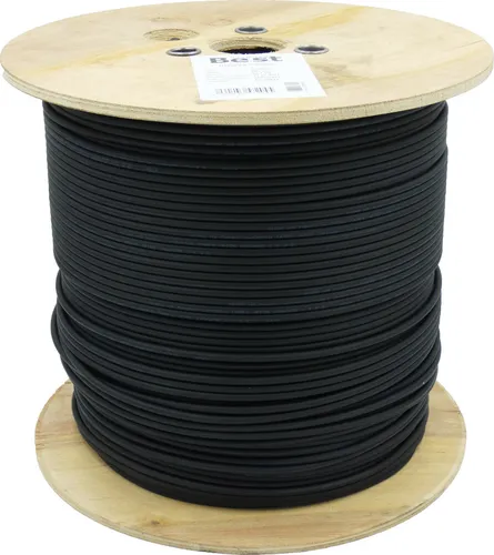 Solarkabel Germany B.e.s.t 6 mm² 50 m , Solarleitung H1Z2Z2-KSolarkabel, Erdverlegbare, Einzelleitung, , Halogenfrei, Photovoltaik Schwarz