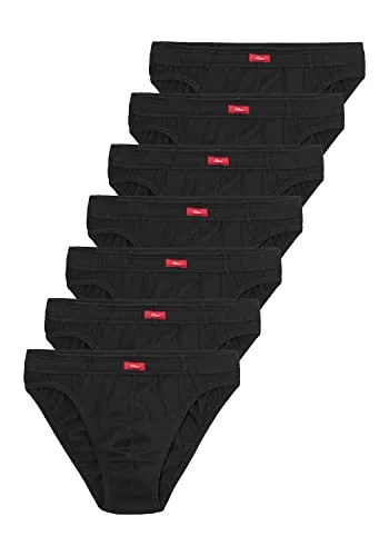 s.Oliver Basic Slip 7er Pack - XL Schwarz - Herren-Slips im praktischen 7er Pack, weich und atmungsaktiv für den ganzen Tag Komfort.