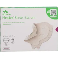 Mepilex Border Sacrum Schaumverband 16x20 cm steril Inhalt: 5 St