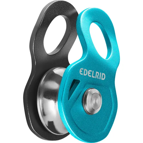 Edelrid FLUX Seilrolle in icemint - Sicherungsgerät in stylischem icemint, ideal für Kletterer, die Wert auf Sicherheit und Design legen.
