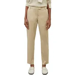 Marc O'Polo Chinohose Torne - Elegante Chino mit Bügelfalten in Beige/Braun - Stoffhosen mit klassischen Bügelfalten für mehr Eleganz, ideal für stilvolle Anlässe. Bequem durch Stretchanteil und mit Eingrifftaschen.