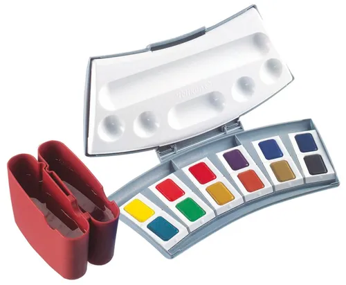 Pelikan Studien Aquarell Malkasten 725 D/12 12 Farben