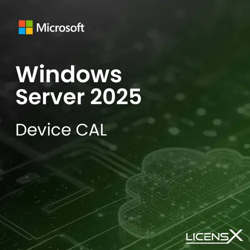Microsoft Windows Server 2025 Device CAL - 1 CAL - Betriebssysteme - Flexible Client Access License für eine effiziente IT-Infrastruktur mit verbesserten Sicherheits- und Leistungsfunktionen.