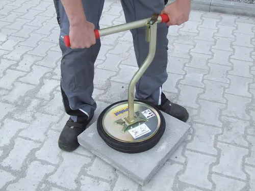 PROBST Vakuum-Handy VH 1/25 - Tragfähigkeit 25 kg - Sonstige Handwerkzeuge für leichte Steinplatten, ergonomisch und einfach zu bedienen, ideal für präzise Verlegung ohne Kleben.