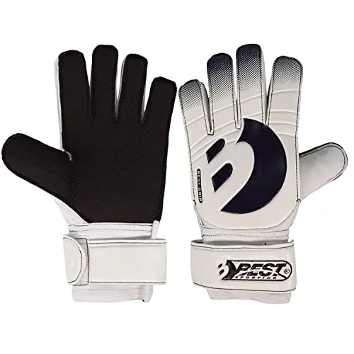 BEST SPORTING Torwarthandschuhe Best Grip I rutschfeste Fußballhandschuhe aus PU-Schaumstoff I Handschuhe Fußball Gr. 11 I hochwertige Tormannhandschuhe I schwarz - weiß