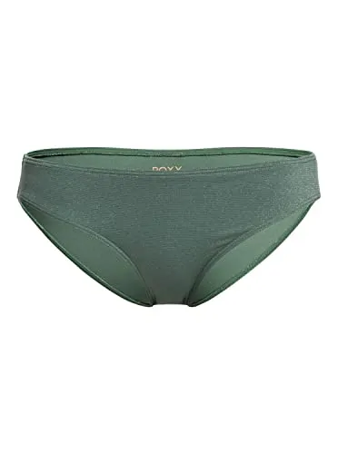 Roxy Shimmer Time - Hipster Bikini Bottoms for Women - Hipster-Bikiniunterteil - Frauen - S - Grün.
