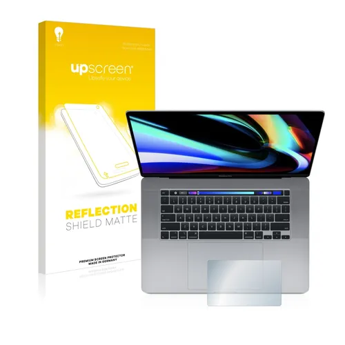 upscreen Schutzfolie für Apple MacBook Pro 16" 2019 (Touch Trackpad) Matt
