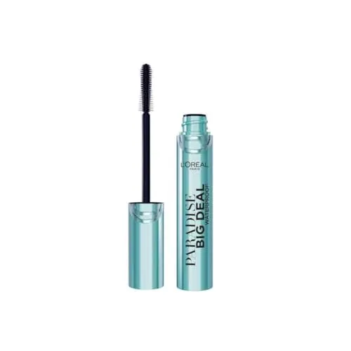 L’Oréal Paris Paradise Big Deal Waterproof Mascara - Wasserfeste Mascara für endlos lange Wimpern und aufbaubares Volumen, ideal für empfindliche Augen und Kontaktlinsenträger.