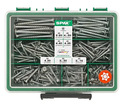 Spax Sortimentskasten Senkkopf TRX - 245 Stk.