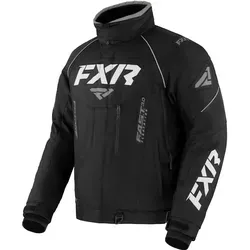 FXR Octane 2023 Snowmobil Jacke, Schwarz-Weiß, Größe S für Männer - Robuste Snowmobil Jacke mit HydrXTM-Laminat und F.A.S.T.TM Isolierung für optimale Wärme und Komfort beim Fahren. Ideal für den Wintereinsatz.