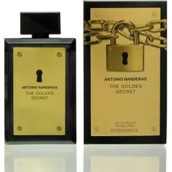 Antonio Banderas The Golden Secret Eau De Toilette 200 ml - Herrendüfte, verführerischer Duft mit holzigen und würzigen Noten für den modernen Mann.