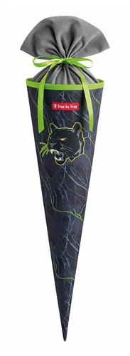 Step by Step Schultüte School Cone, Danger Cat Chiko - Schultüten für den perfekten Schulstart, mit einem lustigen Danger Cat Design und aus robustem Polyester gefertigt. Ideal für kleine Abenteurer!