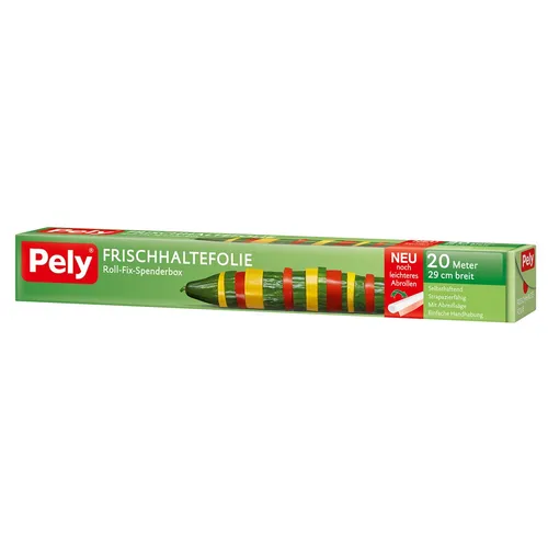 Pely Frischhaltefolie Roll Fix Spenderbox Selbsthaftend 20 Meter