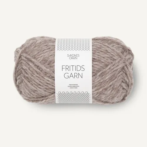 FRITIDSGARN von SANDNES GARN - BEIGEMELERT (2650) - 50 g / ca. 70 m Wolle