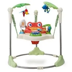 Mattel K7198 - Fisher-Price - Rainforest Jumperoo, Baby Hopser