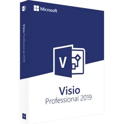 Microsoft Visio 2019 Professional | Windows | 1 PC | Multilingual