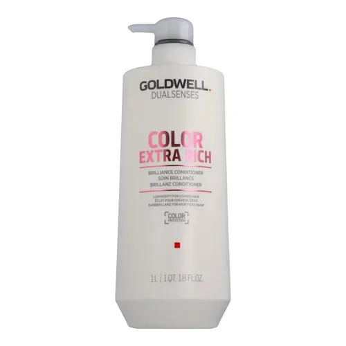 Goldwell Dualsenses Color Extra Rich Conditioner 1000ml - Pflegende Spülung für coloriertes Haar mit Farbschutz, sorgt für geschmeidigen Glanz und leichte Kämmbarkeit. Ideal für die tägliche Anwendung.
