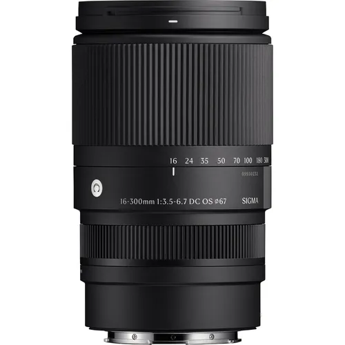 SIGMA 887965 16 mm - 300 f./3.5-6.7 DC OS für Sony E-Mount - Vielseitiges All-in-One-Zoom-Objektiv für Landschafts-, Porträt- und Sportfotografie mit 1:2 Vergrößerung und exzellentem Autofokus.