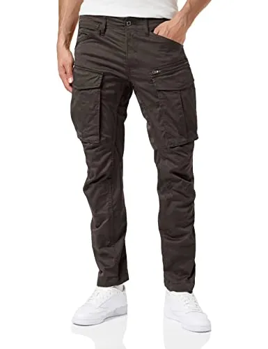 G-STAR RAW Herren Rovic Zip 3D Hose - Wanderhosen mit normalem Bund, schmal zulaufend und praktischem Reißverschluss, ideal für Outdoor-Aktivitäten und Komfort.