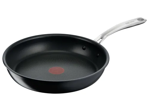 Jamie Oliver by Tefal Alu-Pfanne 28 cm - Brat- & Grillpfanne mit langlebiger Titanium Antihaftversiegelung und Thermo-Signal™ Technologie für perfekte Bratergebnisse. Backofengeeignet bis 250°C und für alle Herdarten geeignet.