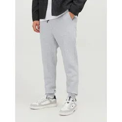 Jack & Jones JPSTGORDON JJBRADLEY SWEAT PANT GMS NOOS - Wanderhose für Herren in Light Grey Melange, ideal für Freizeit und Outdoor. Besonders weich durch angeraute Innenseite für maximalen Tragekomfort.