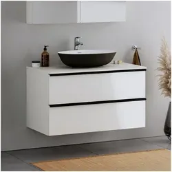 Duravit Waschbecken DuraPort, 60x40x14,5 cm, aus Mineralguss – Farbe wählbar schwarz