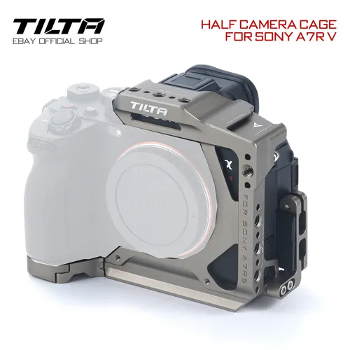 Tilta Half Filmkamera Cage für Sony a7R V & a7 IV - Filmkamera-Zubehör mit robustem Edelstahl-Design, bietet optimalen Schutz und Stabilität für Ihre Sony-Kameras.