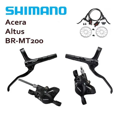 Shimano BL-MT200 Hinterrad Scheibenbremse Rechts - Hydraulische Scheibenbremse für optimalen Halt, Modell MT200, ideal für Mountainbikes und sicheres Fahren in schwierigem Gelände.
