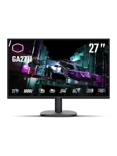 27" Cooler Master GA2711 - QHD Gaming Monitor - LED-Monitor für Gamer, 2560 x 1440 QHD @ 100 Hz, IPS-Panel für brillante Farben und 1 ms Reaktionszeit, ideal für flüssiges Gaming.