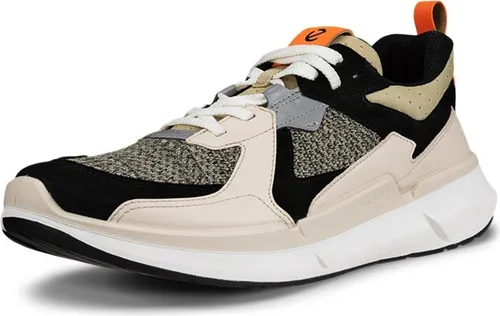 Ecco Biom 2.2 Herren Halbschuhe - Komfortable Sneakers für den Alltag - Sneaker für Herren mit herausnehmbarer Innensohle und bequemer Gummisohle, ideal für den täglichen Gebrauch. Stilvolles Design in Schwarz/Beige.
