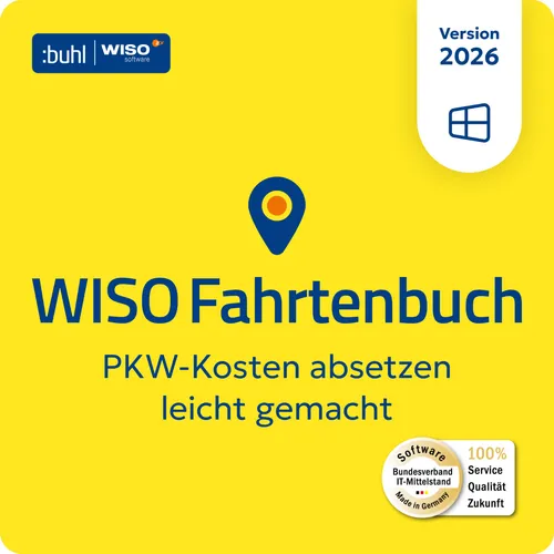WISO Fahrtenbuch 2026, (ESD) Download, Windows