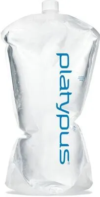 Platypus Platy Bottle 2L - Trinkflasche grau/weiß - Leichte und kompakte Trinkflasche mit 2 l Volumen, ideal für Reisen und Outdoor-Aktivitäten. Bestellen Sie weitere Top-Angebote von Platypus im Bergfreunde.de Online-Shop!