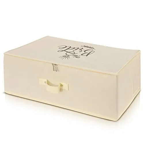 Wedcova UK Hochzeitskleid Aufbewahrungsbox - Elegante Aufbewahrungsbox für Brautkleider, schützt mit säurefreiem Material und bietet ausreichend Platz. Ideal für stilvolle und sichere Aufbewahrung unter dem Bett.