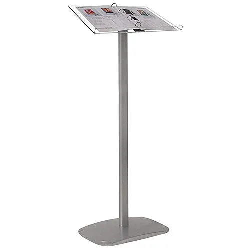 DISPLAY SALES Infoständer Folder 2x DIN A4 Ablage | Aufsteller für Menükarten, Wegweiser, Speisekarten | Werbeständer als Ordner oder als Präsentationsständer