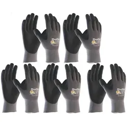 ATG Schutzhandschuh MaxiFlex® Ultimate - 8 - Arbeitshandschuhe mit patentierter Nitril-Mikrobeschichtung für hervorragende Flexibilität und Tastempfinden, ideal für trockene Arbeitsbedingungen in Haushalt, Industrie und Handwerk. Lieferung: 5 Paar Größe 8 (M).