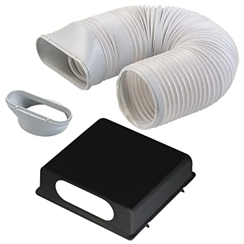 Sichler Frischluft-Schlauch-Set für Monoblock-Klimaanlage ACS-120.out - Ersatzteile für mobile Klimaanlage, optimiert für effiziente Luftzirkulation und sorgt für angenehme Raumtemperaturen.