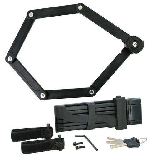 ABUS Faltschloss Bordo Classic 5900 90 ST - Faltbares Fahrradschloss aus gehärtetem Stahl, Sicherheitslevel 8 für optimalen Diebstahlschutz