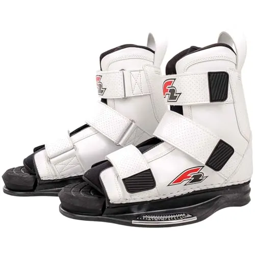 F2 Marken Wakeboard Bindung Stiefel Binding Premium Boots, Einheitsgröße 39-45 - Bindungen für Wakeboards, bietet direkten Flex und starke Performance für maximale Kontrolle beim Carven und Springen – ideal für Cable und Boot Fahrer.