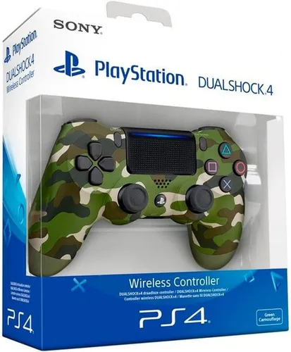 Sony DualShock 4 Wireless Controller: Green Camo für PlayStation 4 - Gamepads & Standard-Controller für PlayStation 4, kabellose Verbindung, ergonomisches Design und beeindruckende Camouflage-Optik für ein einzigartiges Spielerlebnis.