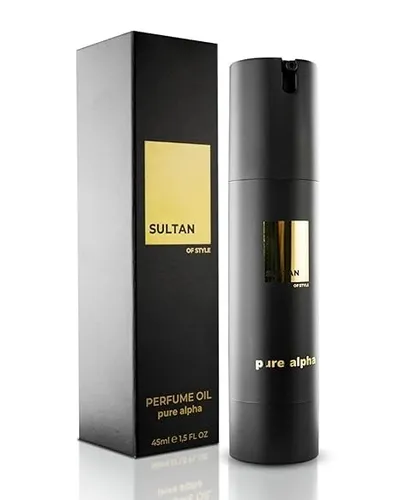 Sultan Eau de Parfum Sultan of Style Pure Alpha 45ml - Extrait de Parfum für Herren, intensiver Duft für stilvolle Männer