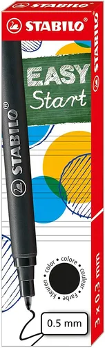 Stabilo Easy Original Schwarze Tintenpatronen - 0,5 mm - Packung Mit 3