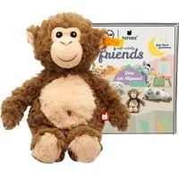 tonies Hörspielfigur Steiff Soft Cuddly Friends - Bodo Schimpanse bunt, 76 Minuten Spieldauer für unvergessliche Hörabenteuer