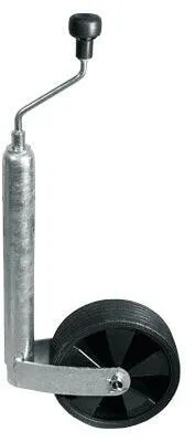 Stützrad Winterhoff Softbereifung - Robustes Stützrad mit Softbereifung, ideal für hohe Belastungen bis 150 kg und optimale Stabilität. Perfekt für Wohnwagen und Anhänger.