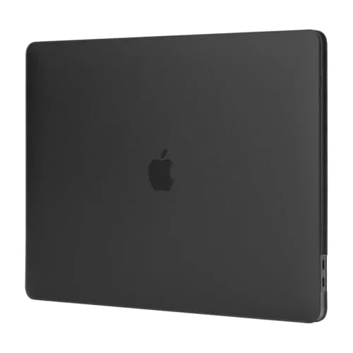 Incase Hardshell Hartschalen Hülle für Apple MacBook Pro 16" (2019) - transparent (schwarz) [3D Dot-Design I Lüftungsschlitzaussparungen I Leicht & dünn] - INMB200679-BLK