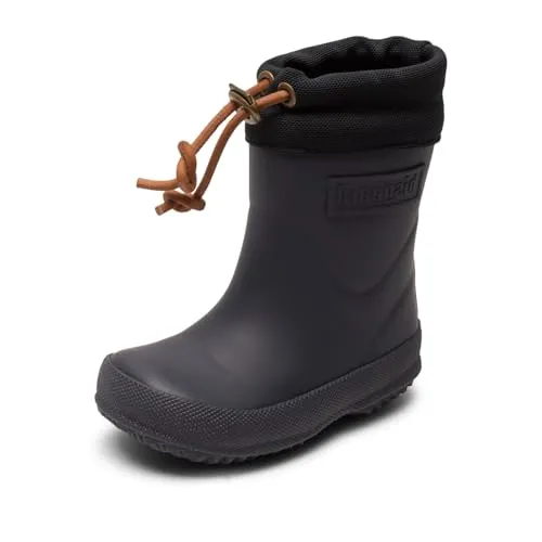 Bisgaard Kinder Thermo Gummistiefel Größe 34, blau - Gummistiefel für Kinder, gefüttert und ideal für jedes Winterabenteuer, robust und warm