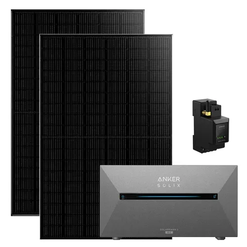 Anker Balkonkraftwerk 870W/1740W Solarbank E1600 mit Smart Meter - Powerstation für Garten und Carport, erweiterbar mit 870W Solarmodulen, bietet 2254 kWh/Jahr Ertrag und eine 15 Jahre Herstellergarantie.