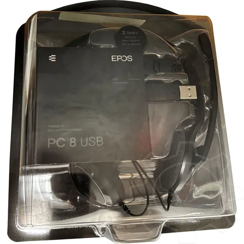 Sennheiser PC 8 - Hochwertiges PC-Headset - PC-Headset mit geschlossenem Design, ideal für klare Sprachübertragung und konzentriertes Arbeiten. Perfekt für Home Office und Gaming.