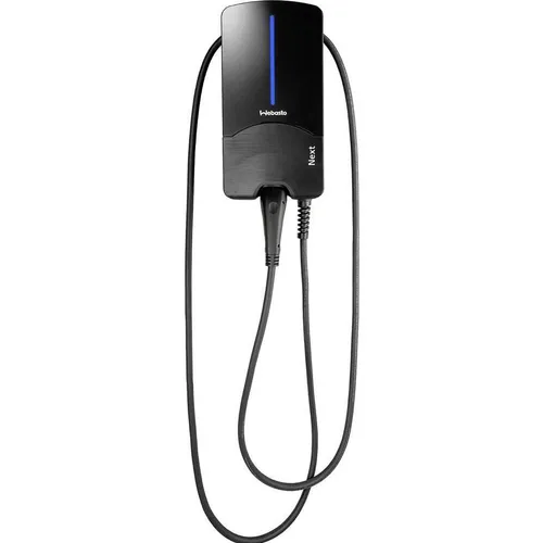 Webasto Next 11 kW Ladestation mit 4,5m Kabel - Wallbox für Typ-2-Fahrzeuge, bietet 1- oder 3-Phasen-Ladung mit 11 kW und Lastausgleich, ideal für effizientes Laden zu Hause.