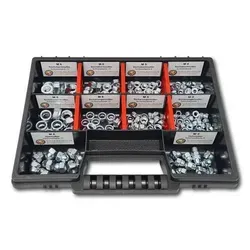 Muttern Sortiment M4-M5-M6-M8 235 tlg. Schraubenbox
