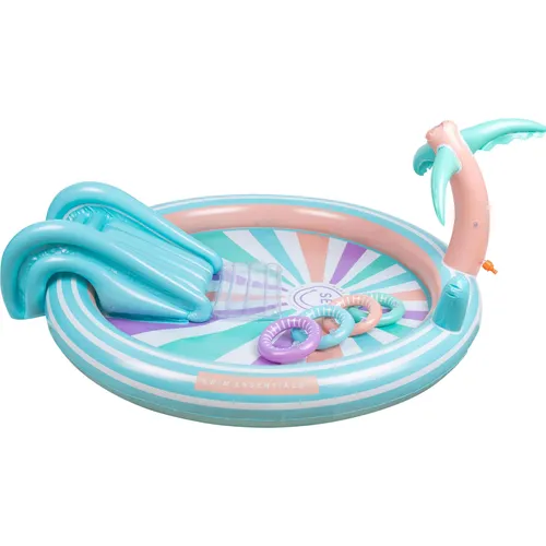 Swim Essentials Adventure Pool Rainbow | Buntes Planschbecken für Kinder - Ideal für heiße Sommertage: Das farbenfrohe Planschbecken sorgt für Spaß und Erfrischung im Garten. Perfekt für kleine Wasserratten!